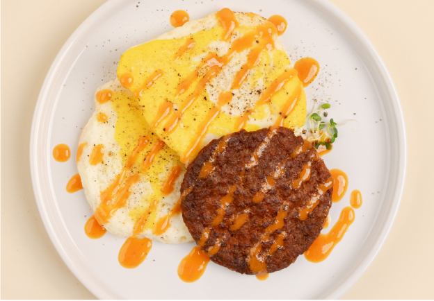 2 Egg Patties & Chorizo Sausage