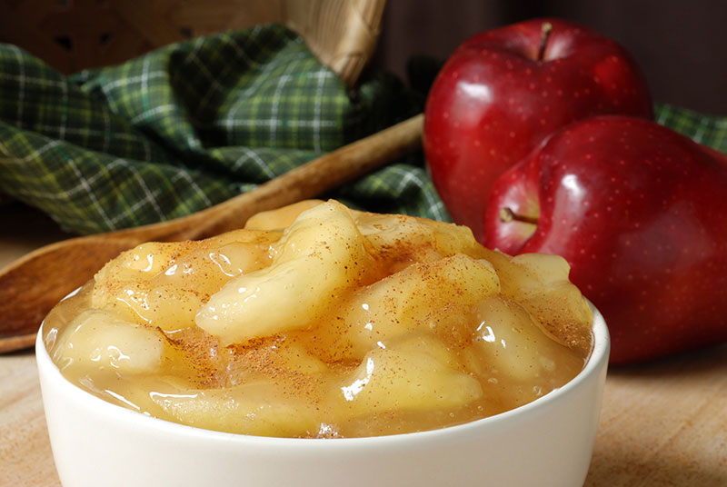 Here's a solution for when you are craving something sweet on a low-carb diet: sugar-free apple pie without the crust!