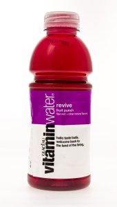 Water with vitamins in it is a healthy choice, right?