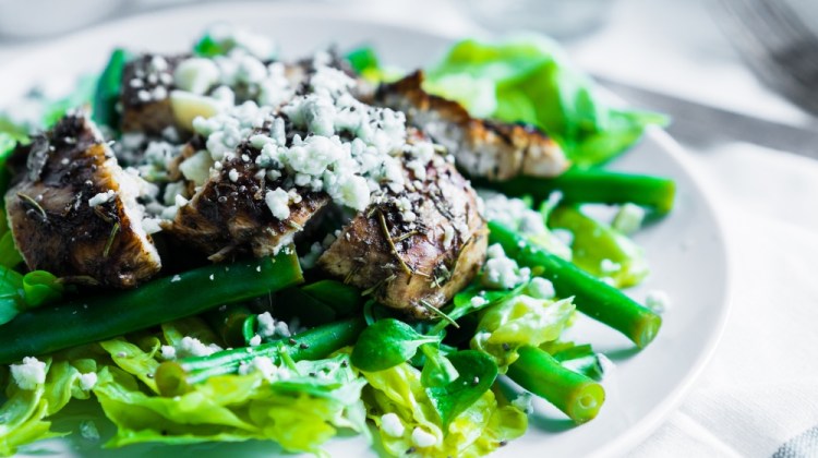 Sous Vide Chicken Salad with Fresh Queso